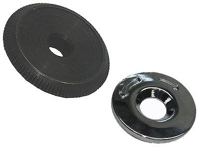 (J.161C) -Knurled Cap w/Chrome Trim (3/8" ratchets-see details)