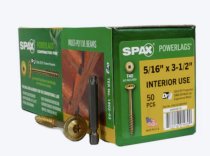 5/16 x 3 1/2″ Washer Head Lags (Yellow Zinc)(50pc) (Close out-3 available)