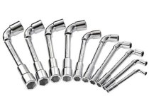(75.JN10)-Angled Socket Wrench Set-10pc (6x6pt)(8-19mm)