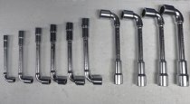 (75.JN10)-Angled Socket Wrench Set-10pc (6x6pt)(8-19mm)