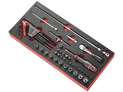 (MODM.RL2U-blem)-1/4" Drive Fractional Tool Set (3/16"-9/16")