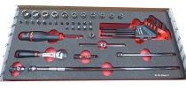 (MODM.RL2U-blem)-1/4" Drive Fractional Tool Set (3/16"-9/16")