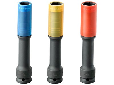 (NSI.3EL)-Alloy Wheel Socket Set (Extra Long)-3pc (17/19/21mm)