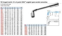 (76.19) -Angled Socket Wrench (6x12pt)-19mm