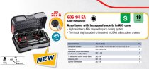 (R.161-3P6) -1/4" Drive Metric Set w/R.161B (4-14mm)(USAG)