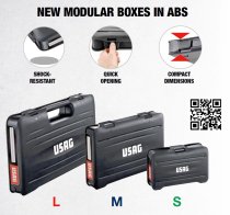 (R.161-3P6) -1/4" Drive Metric Set w/R.161B (4-14mm)(USAG)