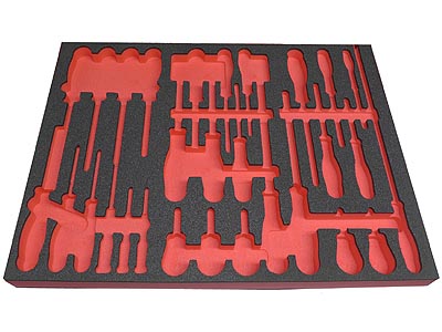 (PM.A456) - Foam Extra Wide Module Tray for 29pc Screwdriver Storage (Facom/USAG) (Freight)