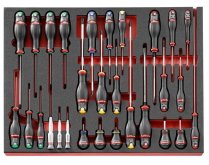 (PM.A456) - Foam Extra Wide Module Tray for 29pc Screwdriver Storage (Facom/USAG) (Freight)
