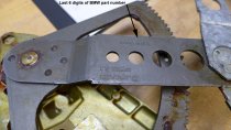 (51351868191)-Electric Window Lifter-Rear Left-733i/735i (79-86)