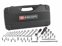 (R.447EP) -1/4" Drive Metric Tool Set w/Wrenches (44pc)