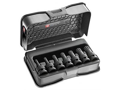 (NSV.J7A) -1/2" Drive Impact XZN (Triple Square) Set-7pc (M6-M18