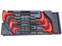 (MOD.84TZS-spec)-7pc Metric T-handle Hex Key Set (3>10mm)(Facom)