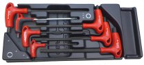 (MOD.84TZS-spec)-7pc Metric T-handle Hex Key Set (3>10mm)(Facom)
