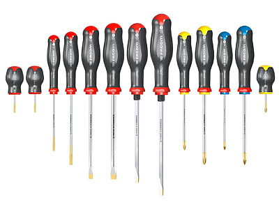 (ATWH.J13) -Screwdriver Set-13pc (Slotted/Phillips)(Facom)