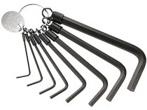 (87HL.JE8)-8pc Long Metric Hex Key Set (w/ring)(1.5-8mm)