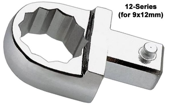(12.3/8)-Torque Wrench Ring End Attachment-3/8" (9x12mm) (1 available)