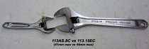(113AS.8C)-Slim Profile Wide Opening Adjustable Wrench-8" (Facom
