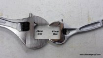(113AS.8C)-Slim Profile Wide Opening Adjustable Wrench-8" (Facom