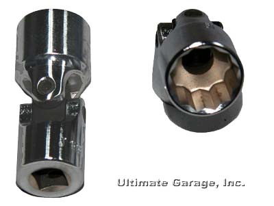 (J.5/8F) -3/8" Drive 12pt Fractional Swivel Socket-5/8"