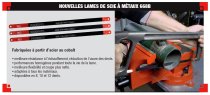 (668A.10)-Cobalt Hacksaw Blades (24-tooth)(pack of 10)(Facom)