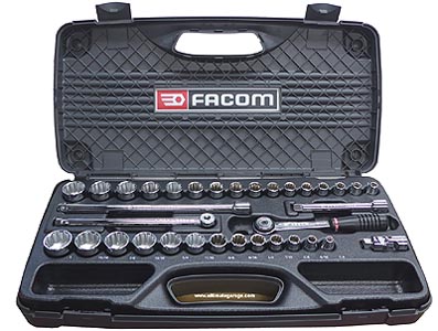 (J.430AMU) -3/8" Drive 12pt Metric & Fractional Set (w/J.161B)