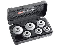 (D.163-J6)-6pc Low Profile Oil Filter Cap Socket Set (24-38mm)