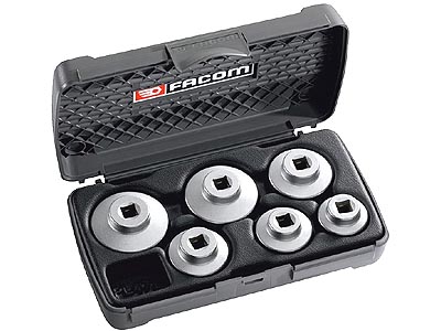 (D.163-J6)-6pc Low Profile Oil Filter Cap Socket Set (24-38mm)