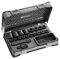 (NSD.500A) -1/2" Drive 12pt Metric Impact Socket/Accessory Set