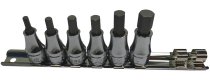 (JT.40) -3/8" Drive Hex Socket Set (4/5/6/7/8/10mm w/Rail)(F)