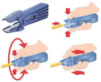 (985962) -Cable Sheath Stripper (for Romex & coax cable)