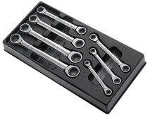 (MOD.64J7) - Ratcheting 12pt Ring Wrench Module Set (6-19mm)
