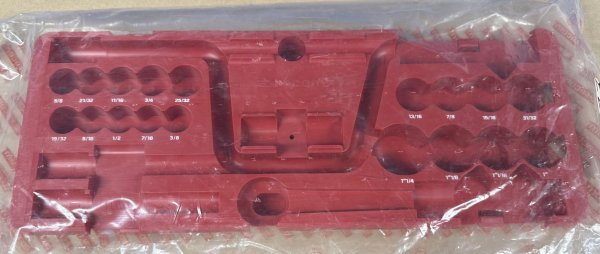(PL.233)-Plastic Tray-for S.440/S.441 (1/2" drive) Fractional Set (2 left at this price)
