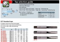 (227.8x125T3) -Tap Set (3pc) for Hard Metals-8mm