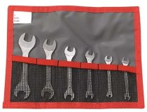 (22.JE6T)-6pc Compact Metric Open End Wrench Set (3.2>13mm)