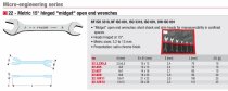 (22.JE6T)-6pc Compact Metric Open End Wrench Set (3.2>13mm)