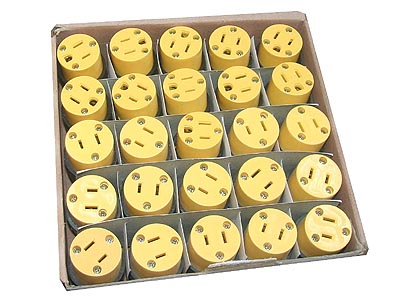 Female Extension Cord Plugs (120v,15a) - 25pc (sold out)