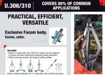 (U.306J1) -Inside/Outside Puller Set (Facom)