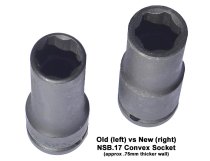 (NSB.17)-1/2" Drive Deep Impact Convex Socket-17mm (for Mercedes)