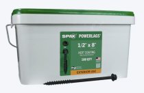 1/2″ x 8″ Lag Screw-Hex Head HCR (100pc) (Dropship)