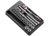 (MOD.J360-36)-3/8″ Drive Metric Tool Set (7-22mm)(w/J.360)