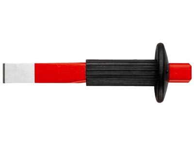 (263.P25) -Flat Chisel with Protective Guard-10"