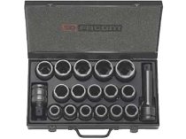 (NK.500E) -3/4″ Drive Metric Impact Socket Set (19-42mm) (Freight)