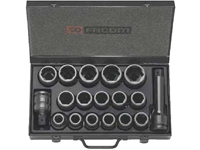 (NK.500E) -3/4" Drive Metric Impact Socket Set (19-42mm) (Freight)