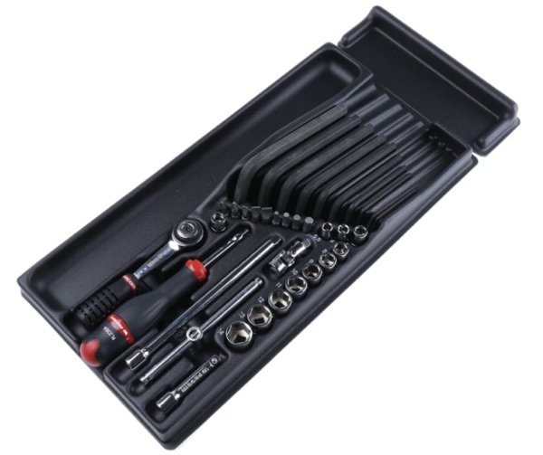 (MOD.R1) - 1/4" Drive Metric Tool Module (5.5-14mm) w/R.161 ratchet (France) (3 left at this price)