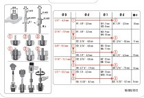 (885) -Extractor Set-for recessed or broken studs (Facom)