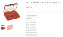 (885) -Extractor Set-for recessed or broken studs (Facom)