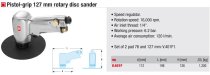 (V.401F) -Piston Grip Rotary Disk Sander-5"