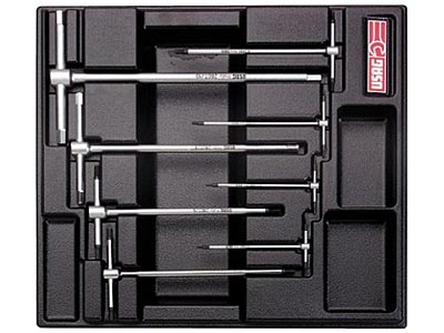 (MOD.84TCJ8)-8pc T-Handle Hex Key Module Set (2>10mm)(USAG)