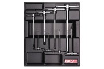 (MOD.84TCJ8)-8pc T-Handle Hex Key Module Set (2>10mm)(USAG)