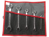 (43.JE5T)-Flanged Flare Nut Wrench Roll Set (43 Series)(7-19mm)
